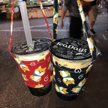 Ручная крышка путешествия 1 шт. ожога доказательство Сумка в форме чашки кофе бутылка для воды с чехлом Спорт Кемпинг теплоизоляция кружка рукав Перевозчик крышка