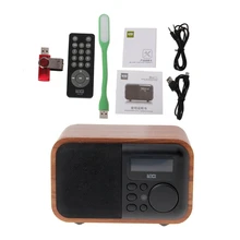 Будильник Bluetooth динамик FM радио поддержка многофункциональный дисплей времени D08A