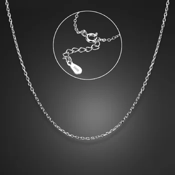 

Separate Silver Necklace Girly Pop solid 925 Sterling Silver Necklace Silver Water Wave Chain Pendant Accessories not fade