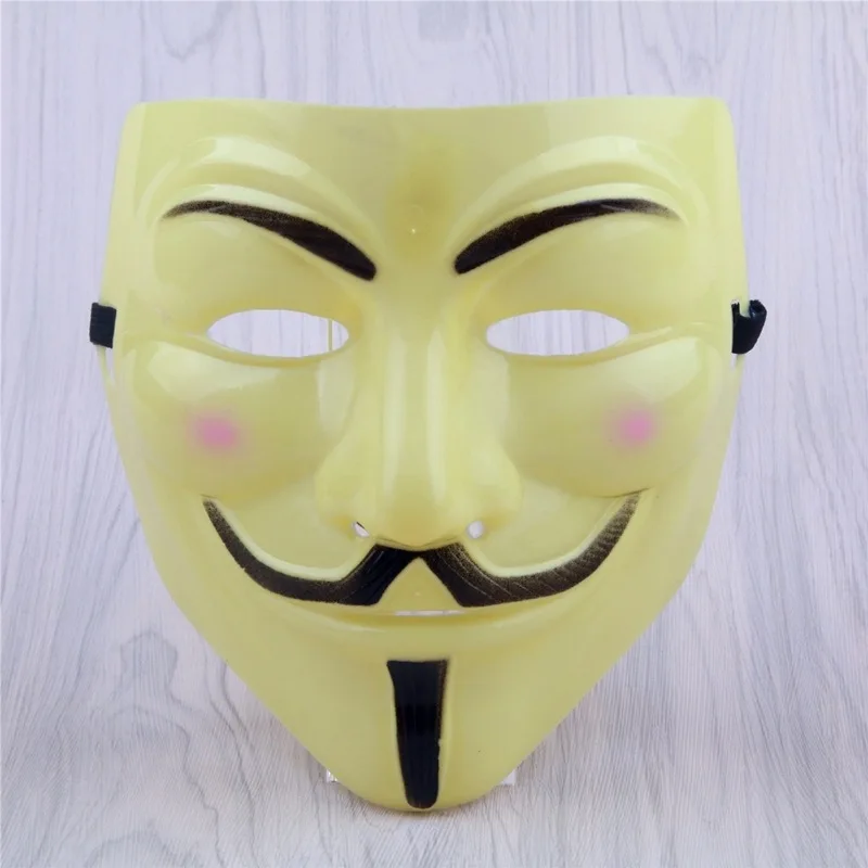 NEW Movie Cosplay V for Vendetta Hacker Mask Anonymous Guy Fawkes Halloween Christmas Party Gift for Adult Kids Film Theme Mask homemade halloween costumes