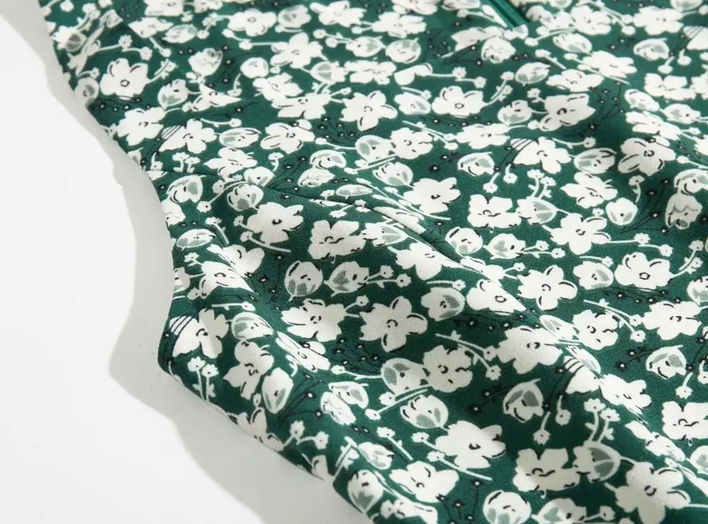 Bazaleas, модное женское платье без рукавов, сексуальное, с разрезом, vestidos, винтажное, зеленое, с цветочным принтом, на тонких бретелях, женское мини-платье