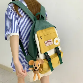 

LENLEI School Girls Backpack Women Fashion Cute Shoulder Bags Small Fresh Ladies Backpacks College Students Schoolbags Korean
