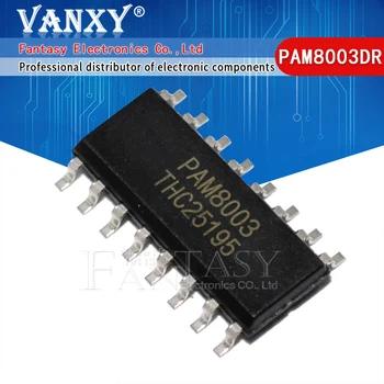 

10pcs PAM8003DR PAM8003 SOP16 2.5W audio amplifier