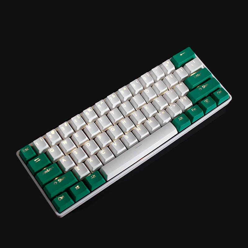 Keyboard Accessories Mechanical Keyboard Transparent Key Cap GH60 Transparent Key Cap 6 Color Optional PBT Material Raindrop