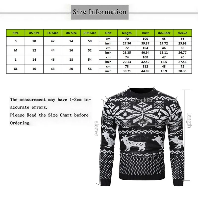 WENYUJH 2019 New Mens Christmas Sweater Autumn Winter Printed O Neck Pullover Knitted Jumper Sweaters Causal Slim Male Clothes WENYUJH 2019 New Mens Christmas Sweater Autumn Winter Printed O Neck Pullover Knitted Jumper Sweaters Causal Slim Male Clothes