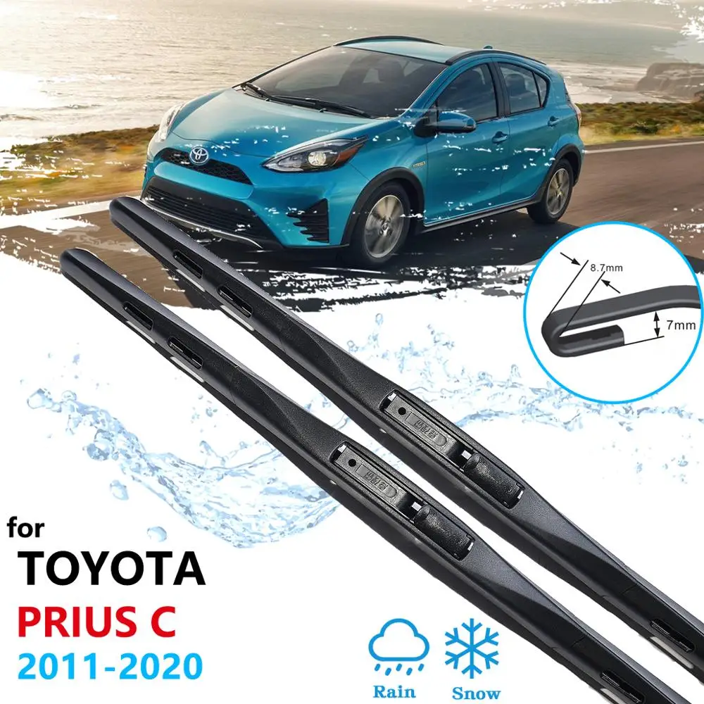 Щетка стеклоочистителя для Toyota Prius C 2011 ~ 2020 NHP10 стеклоочистители лобового стекла