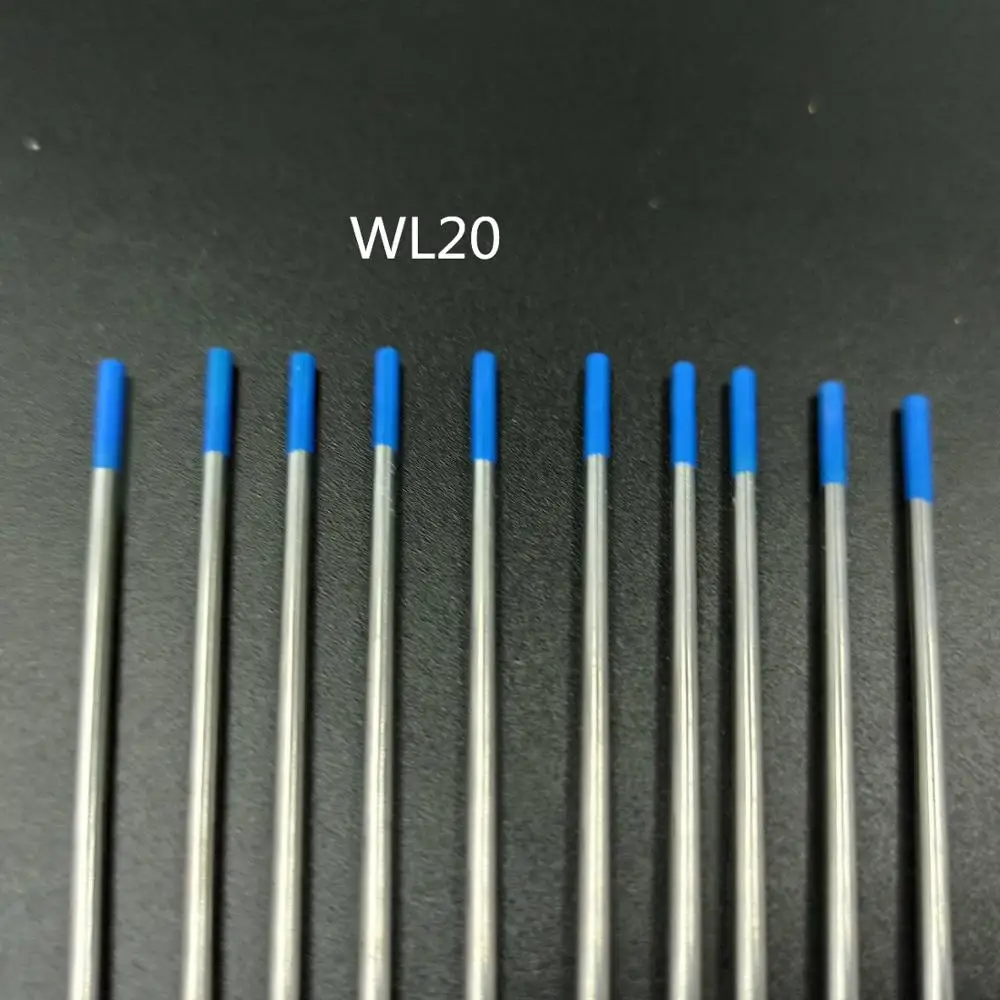 10 шт. 2% лантанированный WL20 вольфрамовый электрод для аргонодуговой сварки 1 0 6 2 4 3