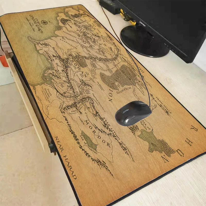 XGZ World Map Mouse Pad Gaming Large Mousepad Gamer Big Computer Mat Office Desk Keyboard Mause for Game XXL | Компьютеры и офис