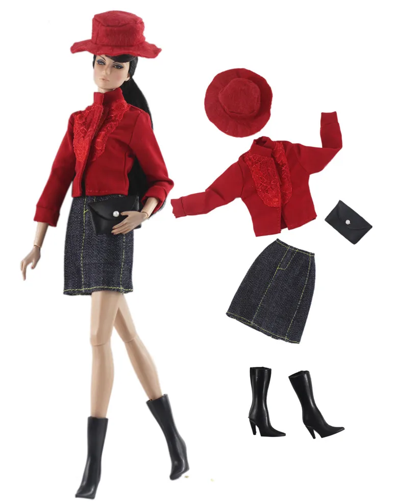 Новые стили одежды куклы игрушки платье юбки брюки для fr BB 1:6 куклы A175