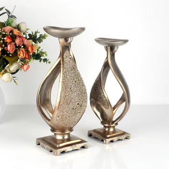 

Europe restoring ancient ways candle table set candlelight dinner props Nordic romantic table incense candle holder household