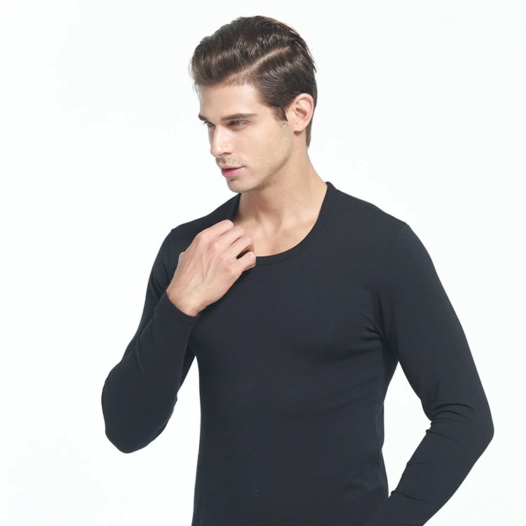 Men Thermal Underwear Sets Tops Bottom Wear Winter Warm Long Johns Set cotton long underwear