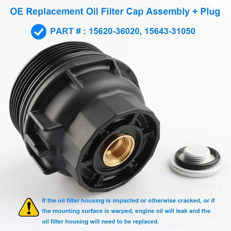 Automotive CAR OIL FILTER HOUSING CAP 1562036020 1562036010 FOR TOYOTA LEXUS C 27.88