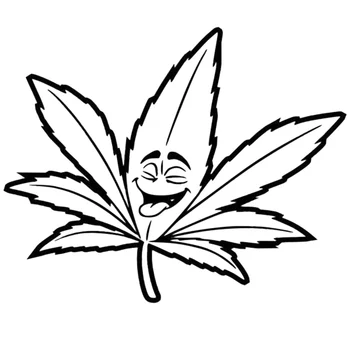 

Pot Leaf Decal Wall Car Marjua Weed Canabs Rasta Decor Hippie Sticker
