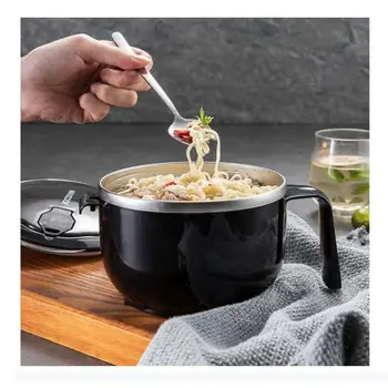 

Lunch Bowl Stainless Steel With Spoon Mixing Bowl Storage Box Thermo Food Containers