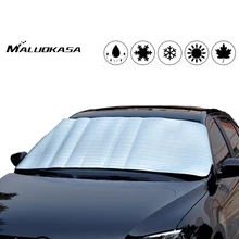 1 шт. покрытие на лобовое стекло автомобиля против льда, снега, мороза, защита от пыли, солнцезащитный козырек для лобового стекла автомобиля, автомобильные аксессуары