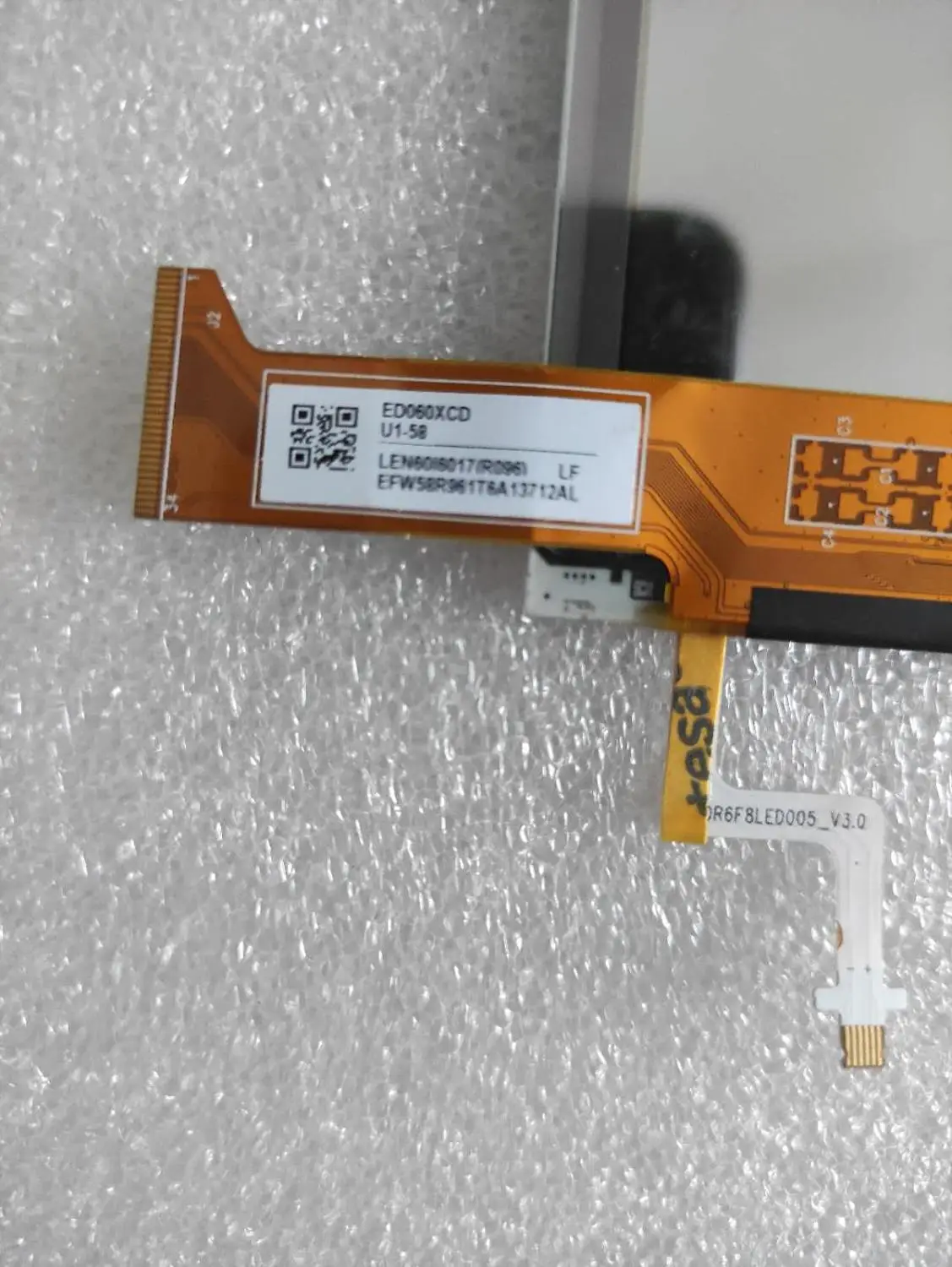 Tela de Toque Iluminada 100% Lcd Novo de Polegadas para Bookeen Pés Descalços e Mf2 E-book Ed060xcd Tela de LCD do laptop - Imagem 2