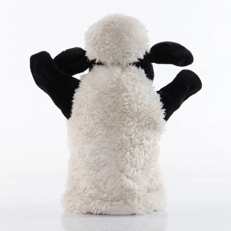 25cm Animal Sheep Hand Puppet Goat Plush Toys Baby Educational Hand Puppets Cartoon Pretend Telling Story Doll Toy for Children