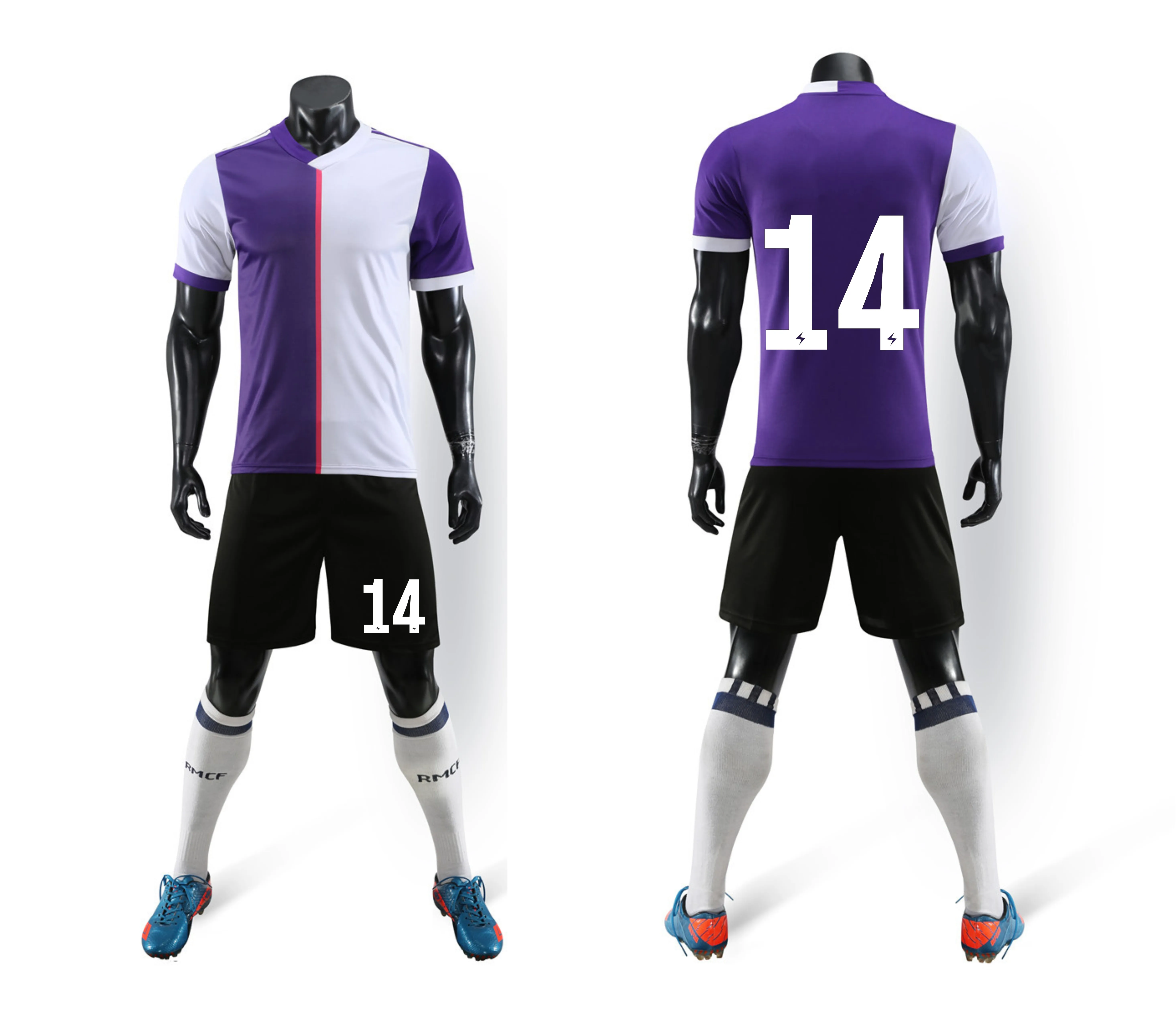 Новинка 2019 спортивный комплект для команды Futebol Мужская футболка футбола