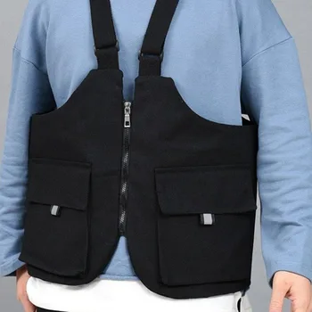 

Women Chest Rig Bag Hip hop Vest Chest pack Large capacity Unisex Tactics Waist Bag Functionality Multi-pocket Waist pack YB402