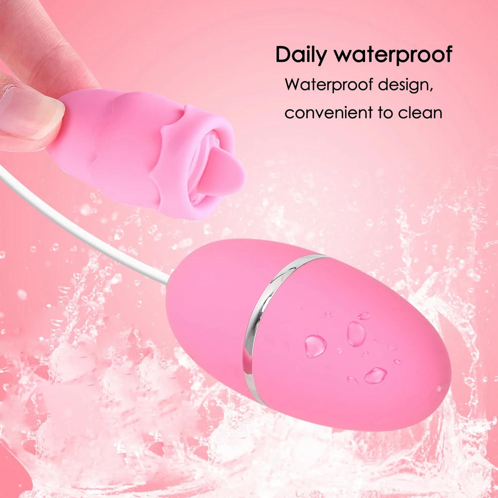IKOKY Вибраторы для языка 11 режимов USB мощность вибрационный Яйцо G spot Массаж