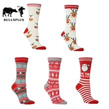 Рождественские носки Новые лося мужские и женские запасы личности запасы носки Хэллоуин