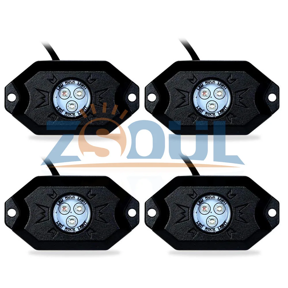 

[Factory] Amazon EBay One Dragging Four Bluetooth RGB di pan deng yan shi deng che di deng One-year Warranty