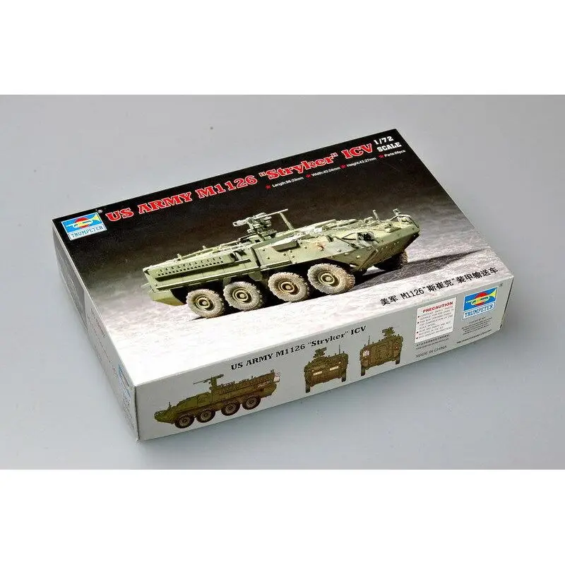 TRUMPETER Military Model 1//72 US Army M1126 Stryker ICV Scale Hobby 07255 P7255