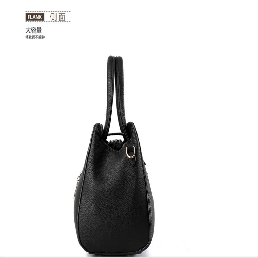 Koop 100% Echt leer Vrouwen handtas 2019 Nieuwe Mode handtas Crossbody Schouder Handtas vrouwen messenger bags Water ontwerp