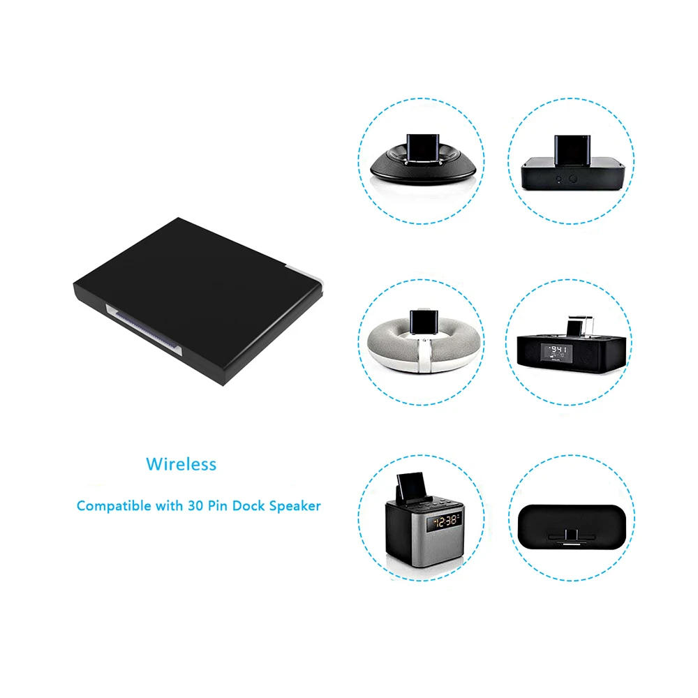 Bluetooth A2DP музыкальный приемник аудио адаптер для iPod iPhone 30Pin док-станция динамик Bose