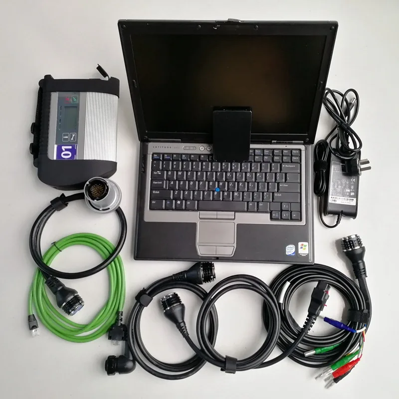 MB Star C4 сканер C4 и подержанные портативные компьютеры D630 4G и жесткий диск со специальной функцией для автоматического ремонта звезды диагностические инструменты - Цвет: 360GB SSD