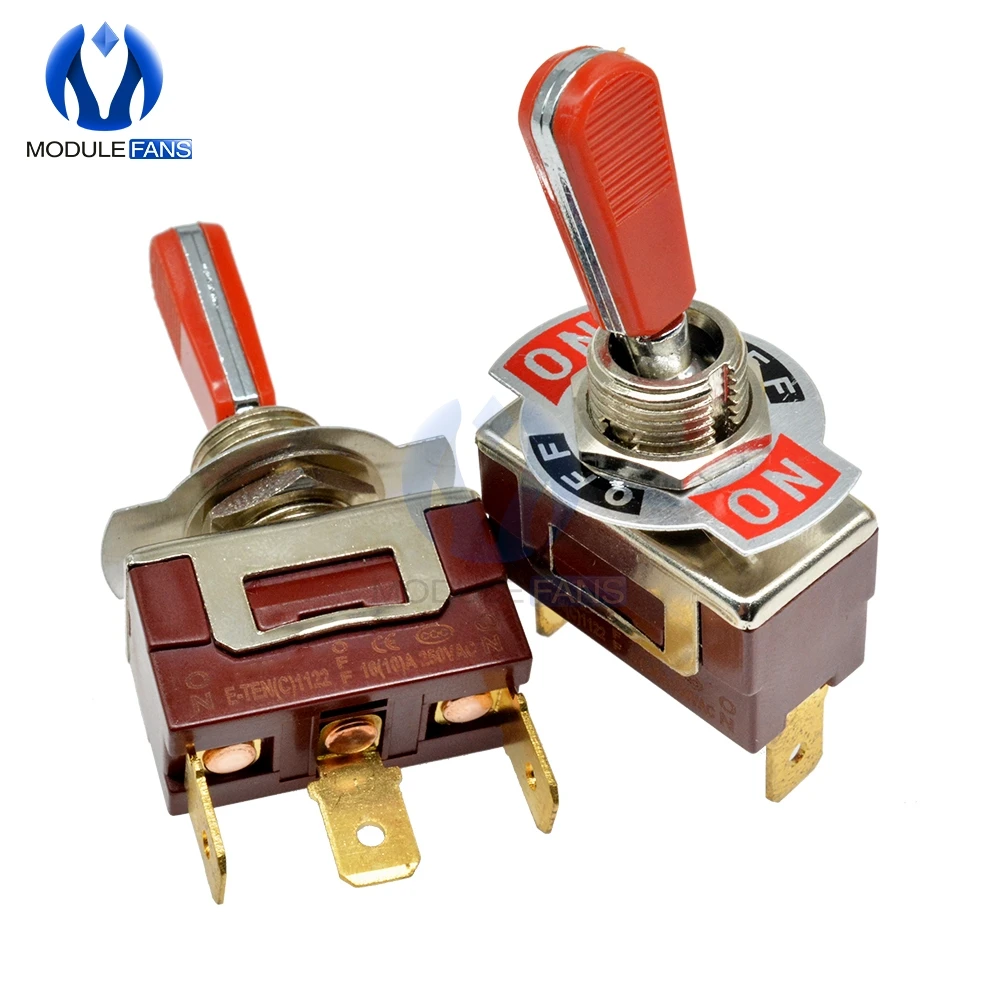 E-TEN(C)1122 1122 Toggle Switch Double Throw SPDT ON-OFF 250V/16A