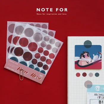 

Movie Notes Series Dots Label Stickers Cute Stationery Decorative Stickers Bullet Journal Stickers For DIY Diary Scrapbooking