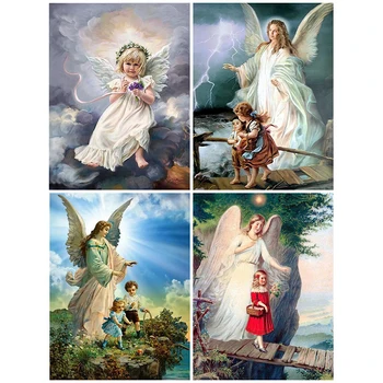 

Diamond Painting Angle Cross Stitch New Diamond Embroidery Mosaic Square Rhinestones Diamond Art Full Drill