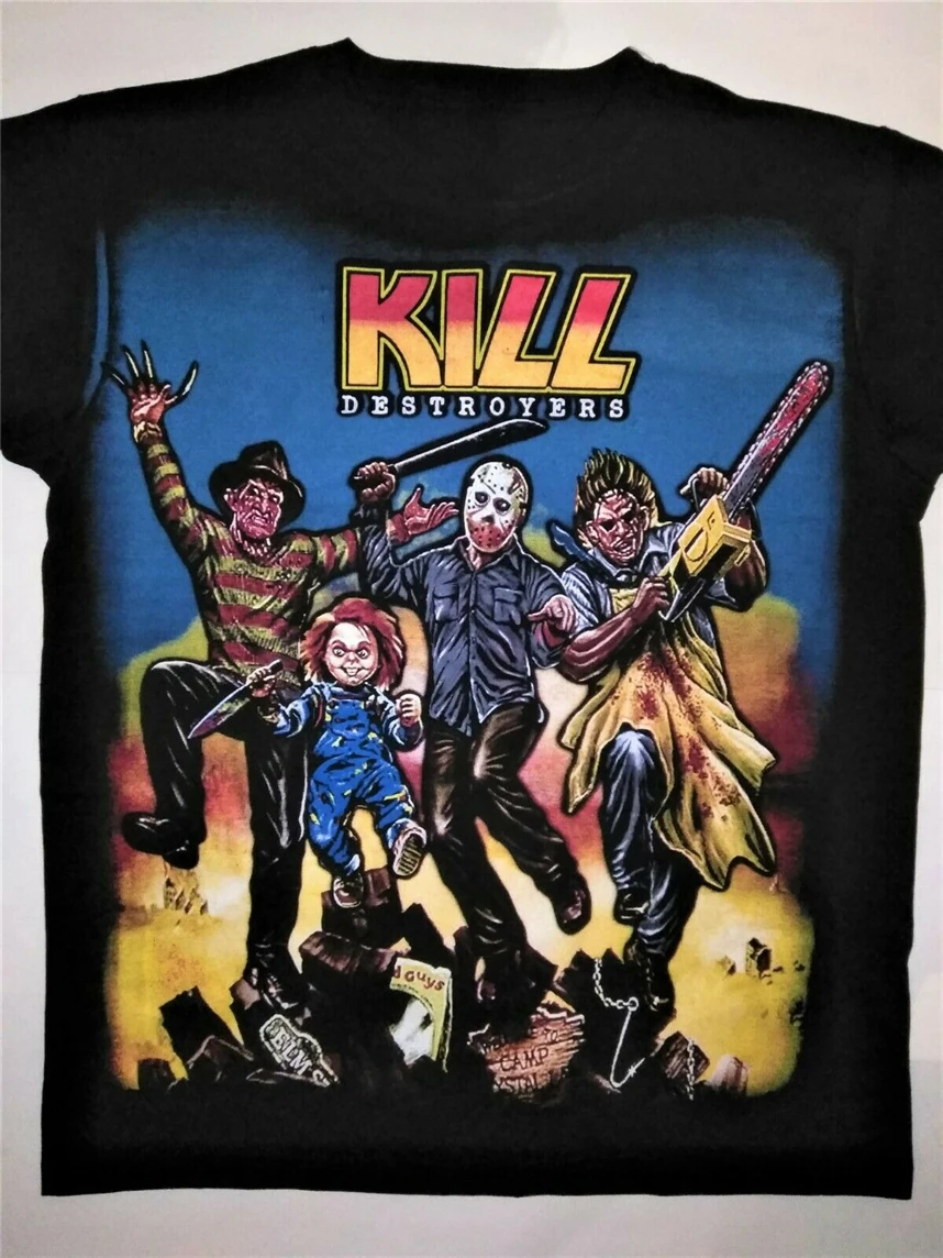 Clan murciélagos T-Shirt S-3XL Scream Horror Cult asesinato Freddy Jason Halloween