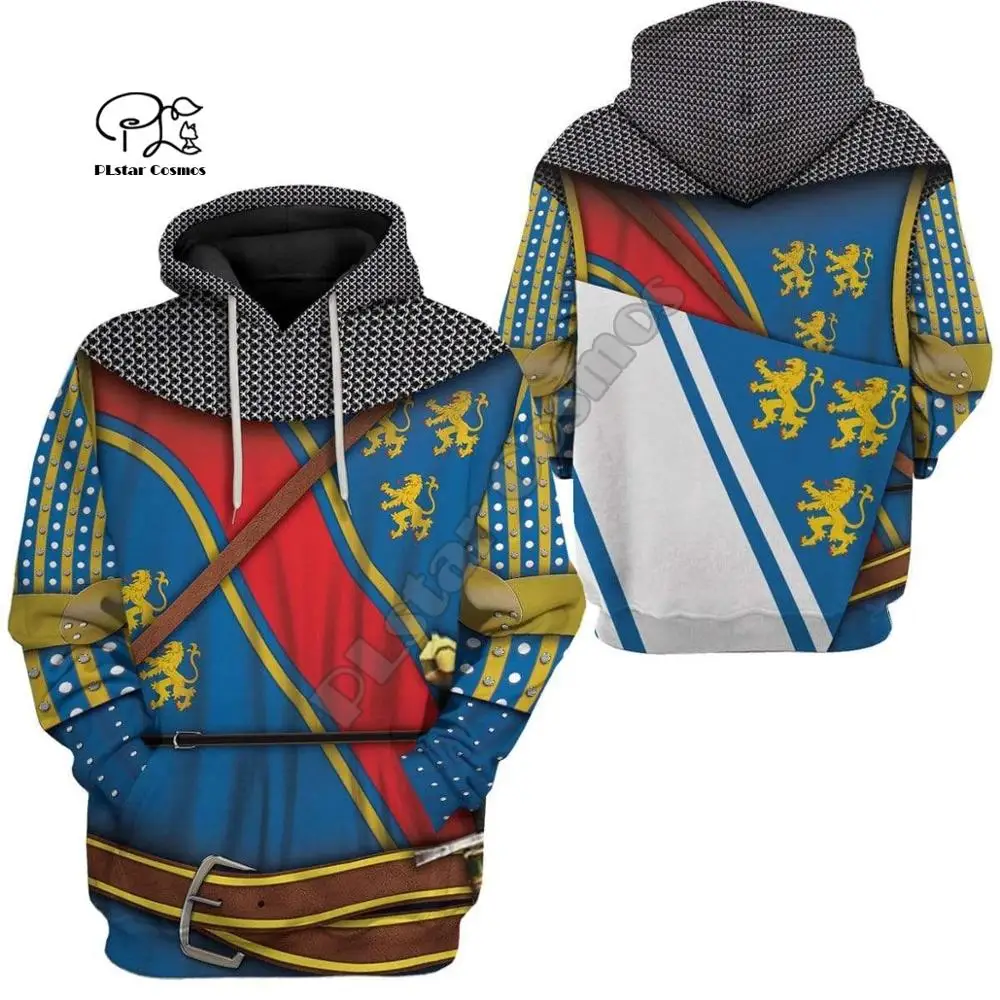 

PLstar Cosmos 3D Print Unisex Cosplay Roman Gentleman Knights Templar Harajuku Streetwear Hunter Funny Zip Hoodies/Sweatshirt/a4