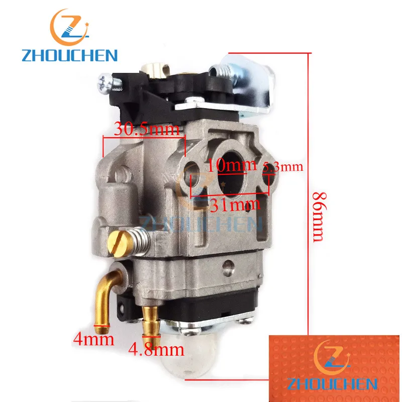 Карбюратор Carb заменить Walbro WYK-186 для 2 такта 26cc 33cc Kragen Zooma Bladez скутер goped& Echo A021000700 A021000460