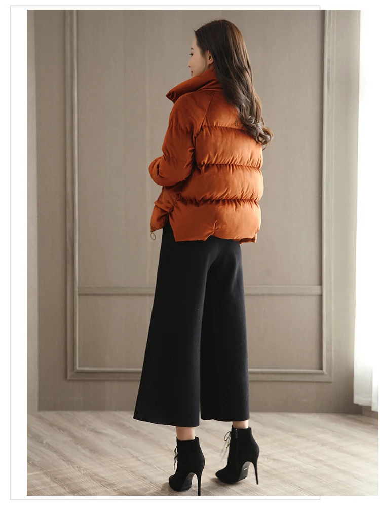 Female Winter New Style Coat-Style Cotton Clothes Thick Elegant Mom Winter Small Cotton-Padded Jacket down Coat Short