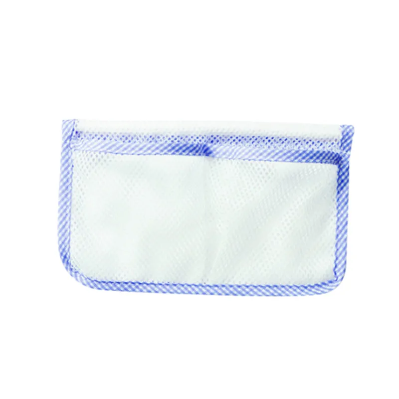 Practical Refrigerator Hanging Mesh Bag Home Kitchen Storage Organizer Pouch Fresh Spacer Layer Racks Cabinet Stand Drawer Sort - Цвет: Blue