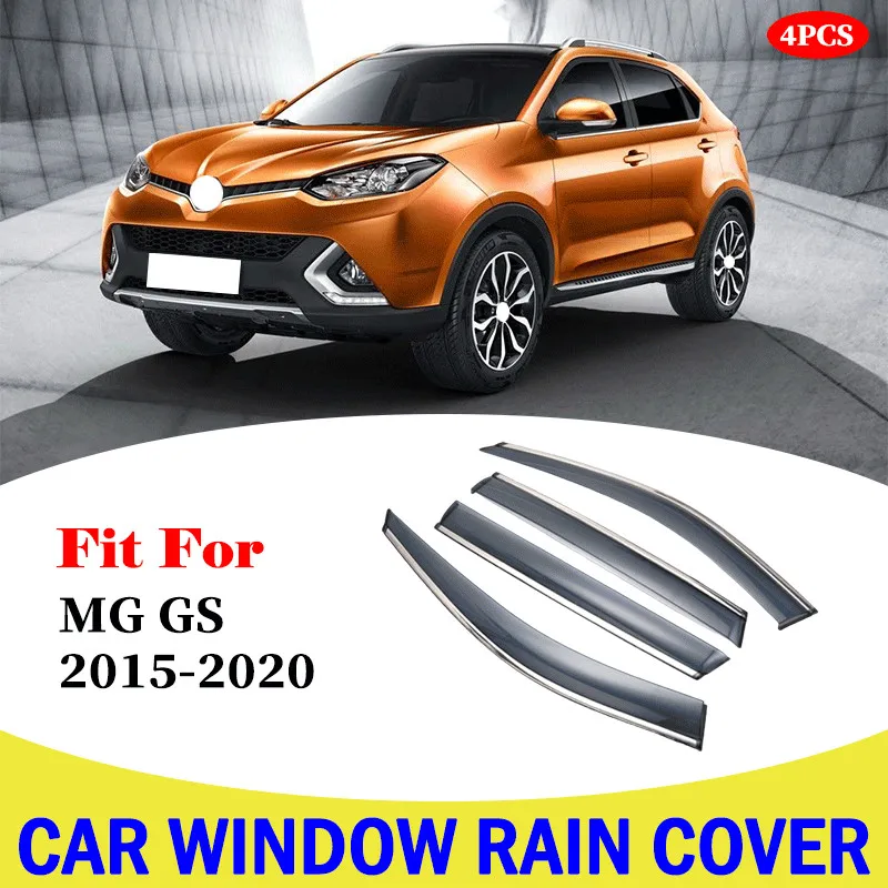 

For MG GS 2015-2020 Car Window Deflectors Wind Deflector Sun Guard Rain Vent Cover Car Styling Accessories Window Rain Cover