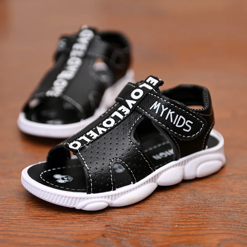 

Kids BOY'S Sandals 2019 New Style Summer Anti-slip Soft-soled Shoes for Baby Young STUDENT'S CHILDREN'S Beach Shoes Children