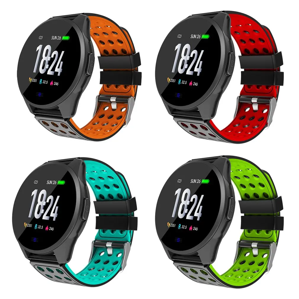 Waterproof Smart Bracelet Color Screen Bracelet Heart Rate Sports Fitness Step Breathing Light Waterproof Movement Smartwatch