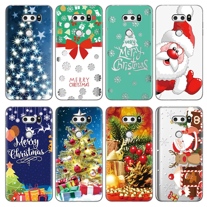 

Merry Christmas Tree Soft TPU Cases for LG X Power 2 V20 V30 G4 G5 G6 G8 ThinQ Q6 Q7 K4 K8 K10 K11 Plus 2017 Nexus 5X Case Cover