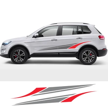 

2pcs Car Side Skirt Stickers for Skoda Fabia MK2 MK3 Rapid Seat Ibiza 6I 6J Arona Ateca Subaru Forester SG5 SF Car Accessories
