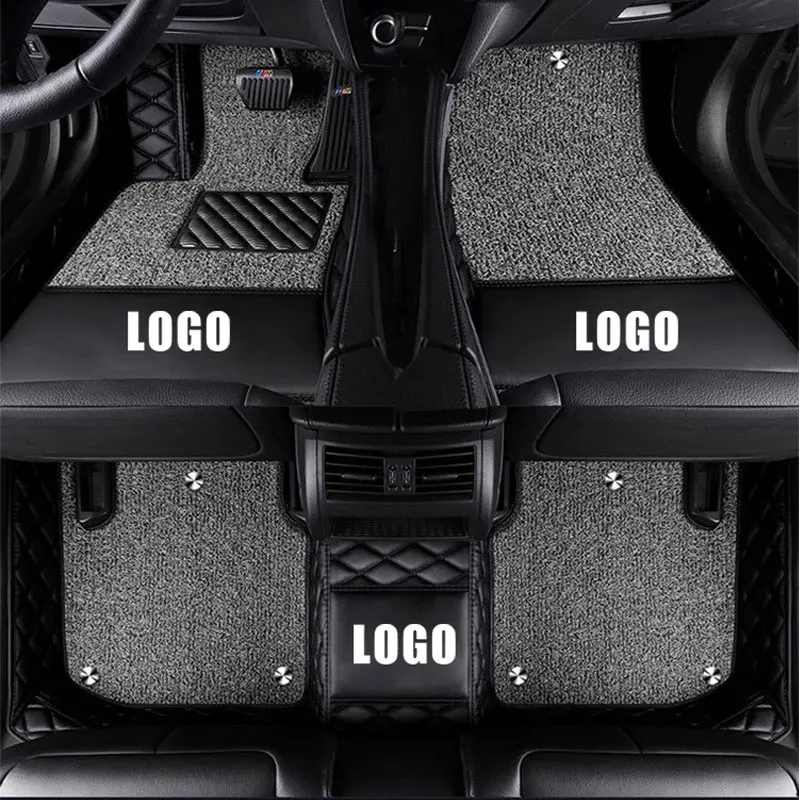 Custom car floor mats pads for Toyota All Models Corolla Camry Rav4 Auris Prius Yalis Avensis auto accessories styling