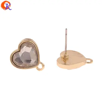 

Cordial Design 100Pcs 12*13MM Jewelry Accessories/Earrings Stud/Heart Shape/Hand Made/DIY Jewelry Making/Earring Findings