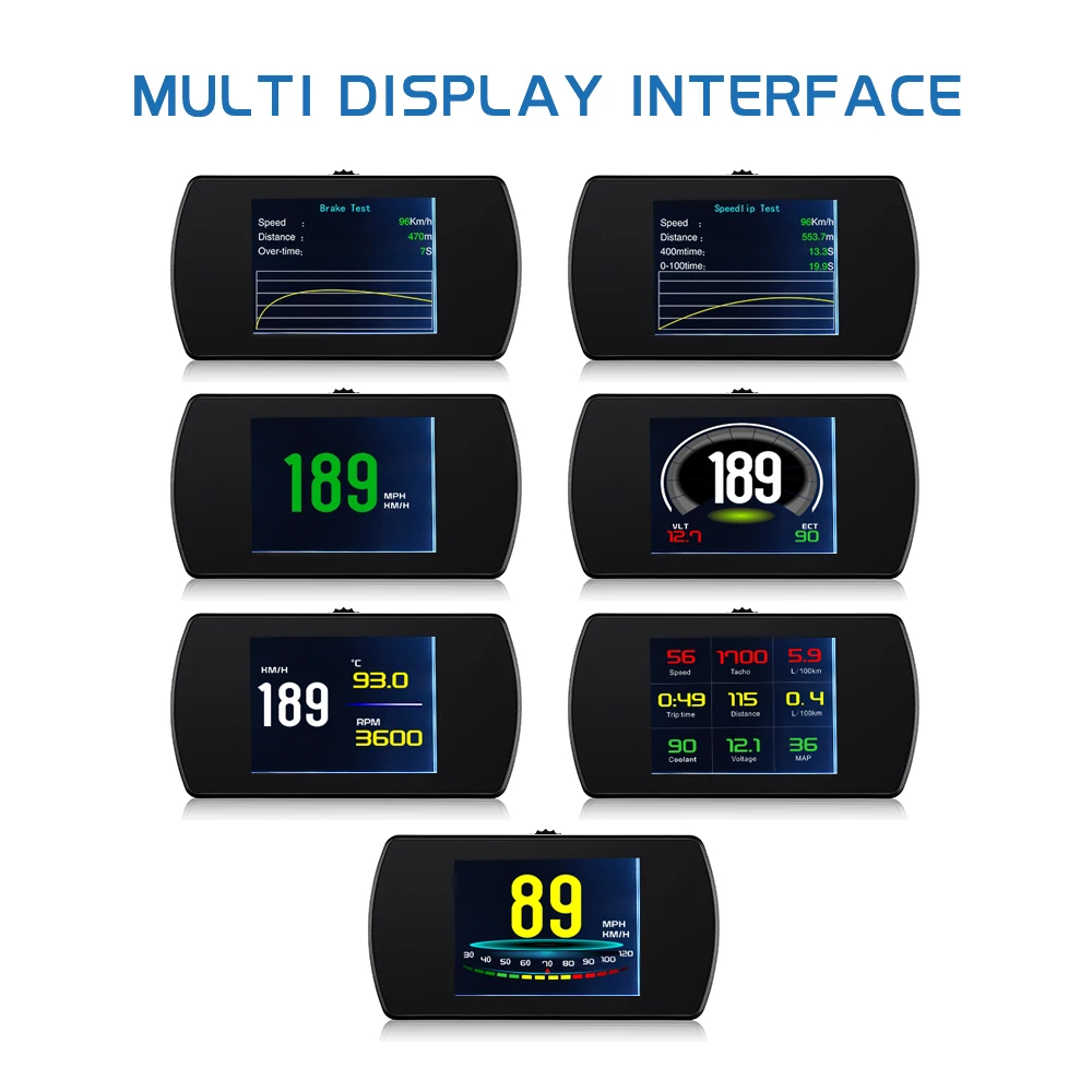 HUD голова манекена вверх дисплей P12 Автомобильный gps HUD P12 OBD OBD2 диагностический инструмент проектор Цифровой скорость метр автомобиля скорость охранной сигнализации