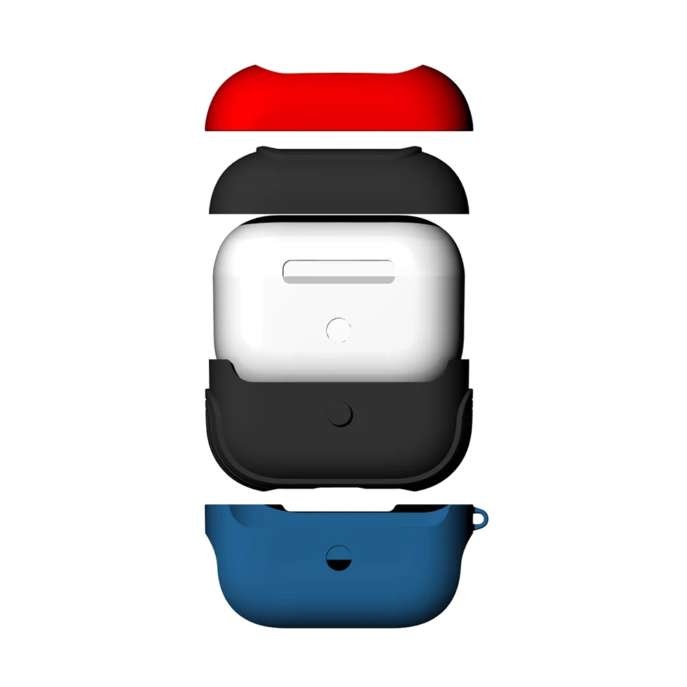 IKSNAIL для AirPods Pro Чехол Чехол-гибрид из ТПУ+ ПК с двумя Слои Броня Анти-Царапины Защитный чехол для IPad Air стручки Pro Airpods 3 Чехол