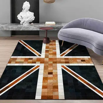 

Classic England Print Carpet and Rug Living Room Sofa Table Non-Slip Floor Mat Hallway Children Bedroom Bedside Play Tent Tapete