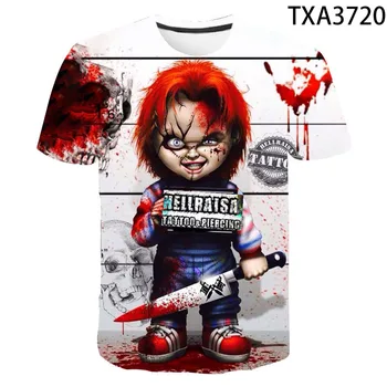 

2020 Summer Fashion Horror Movie Chucky 3D Printed Tshirt Men/women Tops Unique Clothing Boy girl funny Short Sleeve T Shirt
