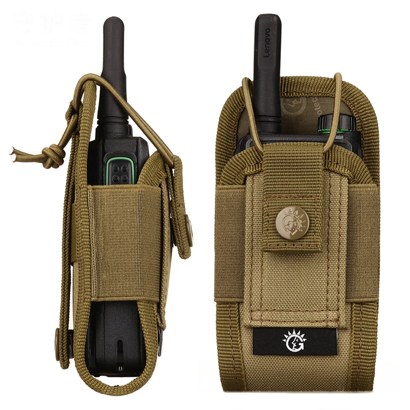 Hot Outdoor Tactical Walkie-Talkie Bag Army Fan Molle CS Equipment Camouflage Accessory Multi-Function Waterproof Sports Package